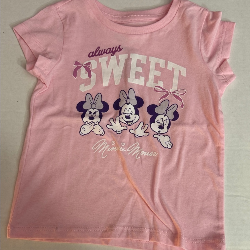 Disney Minnie Mouse Pink Kids T-Shirt